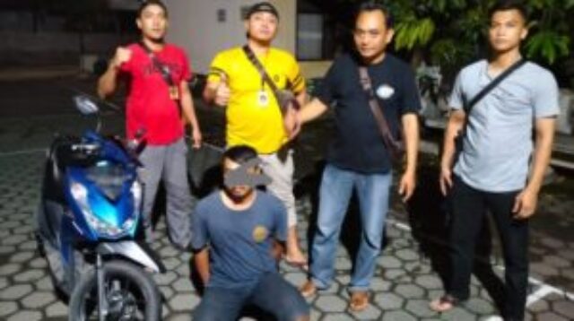 Pelaku Curanmor di Kaliwungu Diringkus Polisi,Modusnya Cari Pengendara Yang Lupa Cabut Kunci Motor