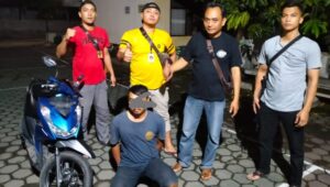 Pelaku Curanmor di Kaliwungu Diringkus Polisi,Modusnya Cari Pengendara Yang Lupa Cabut Kunci Motor